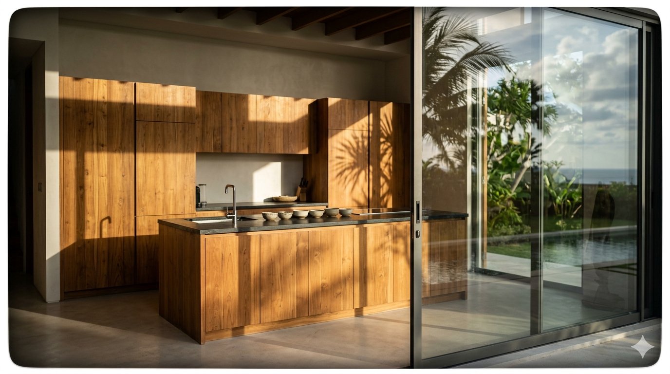Teak kitchen